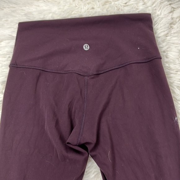 🔥$SALE$🔥 Lululemon Align Crop (19") Black Cherry - Picture 6 of 7